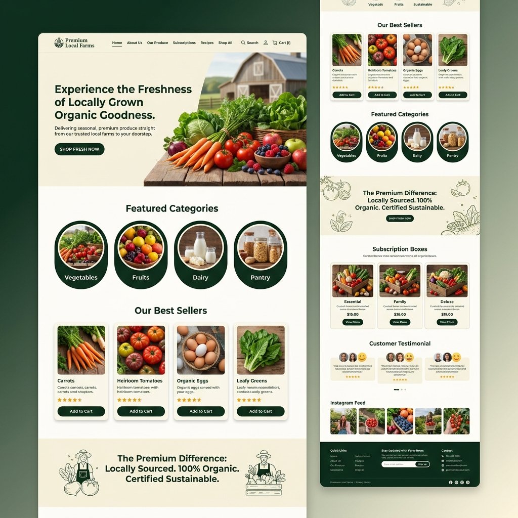 Local Farms Interface